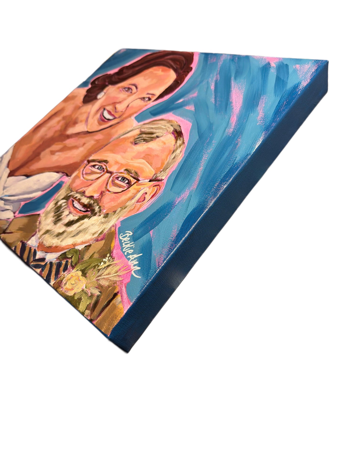 Custom Wedding Engagement Portrait