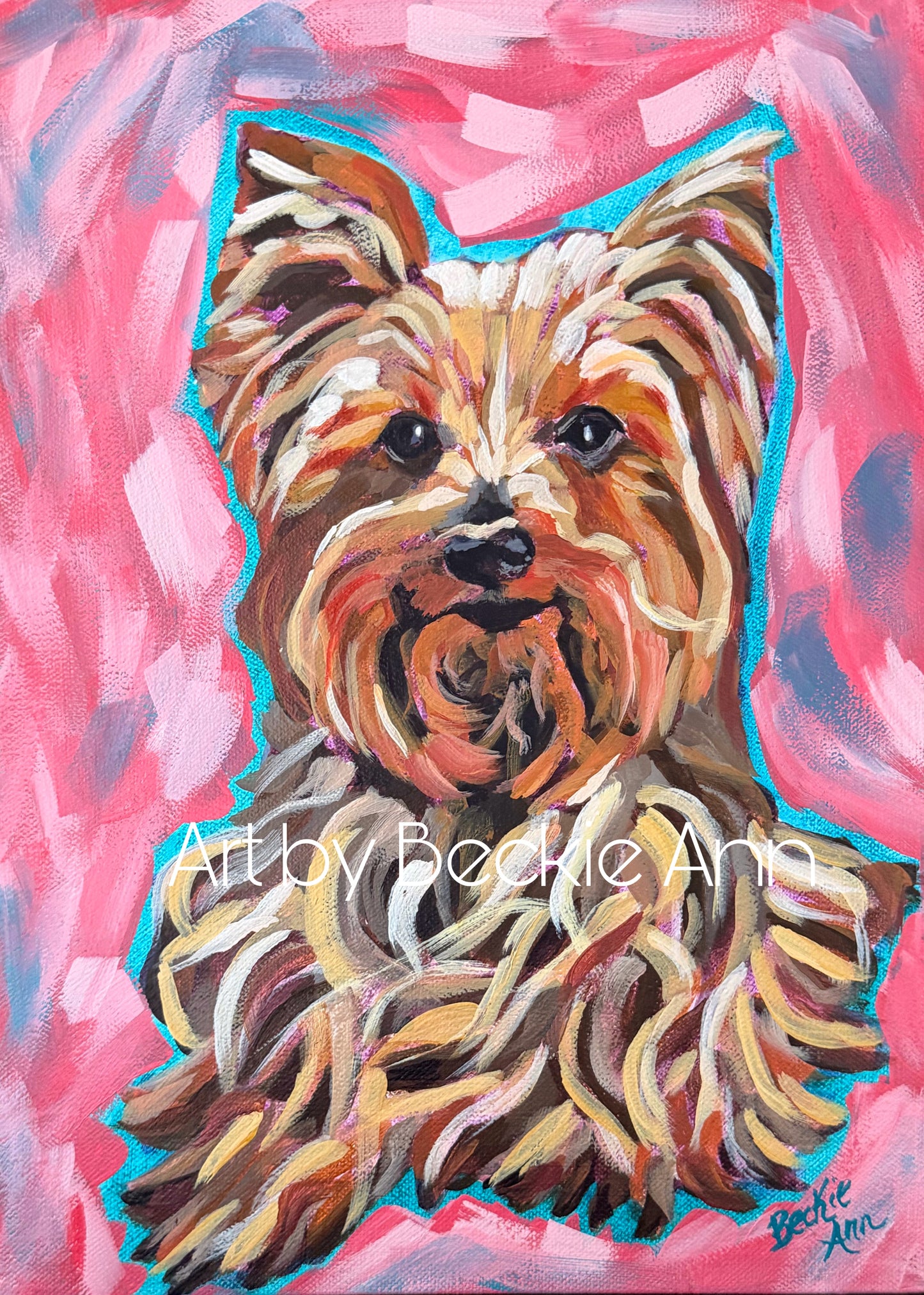 Yorkie Portrait