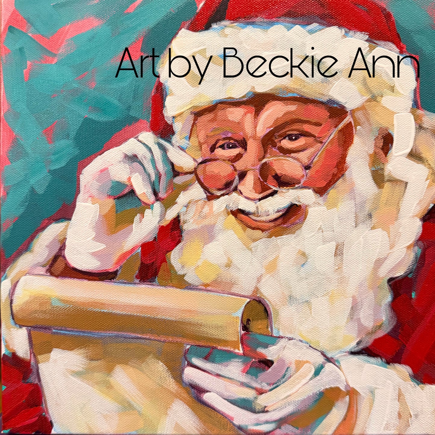 Santa Claus Painting